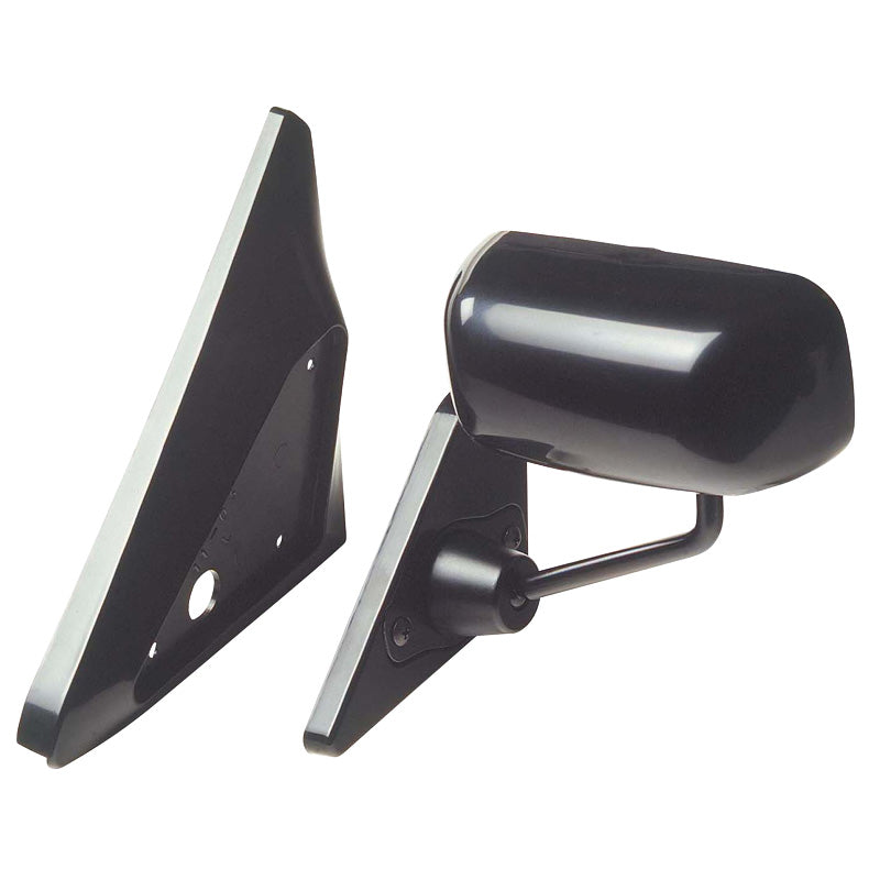 AutoStyle Set universal sport mirrors 'F1' black (manual adjustment)
