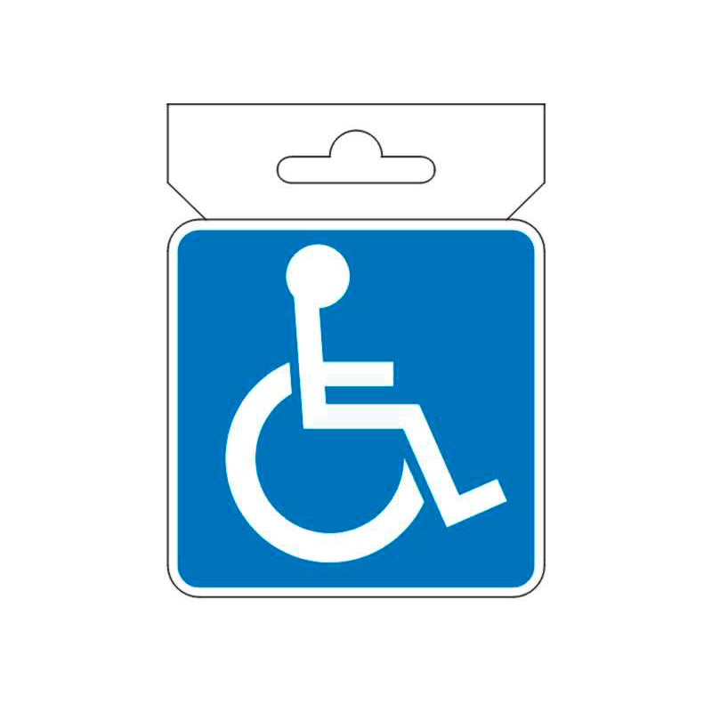 Avisa, Adesivo AutoTattoo, Disabilità, 7x7 cm