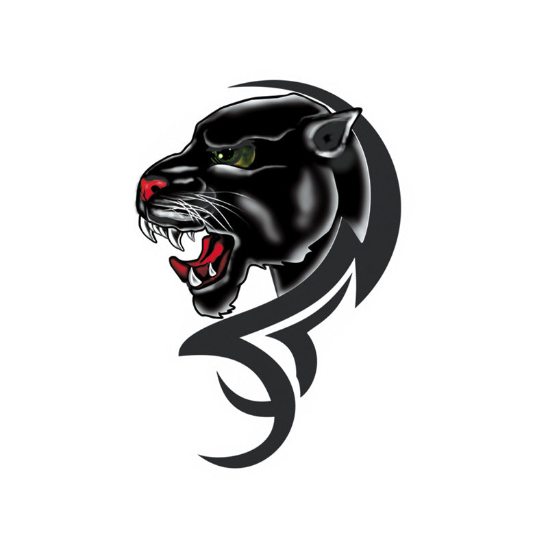 Avisa, Sticker, Panther + Tribal, Sort, 12x18cm