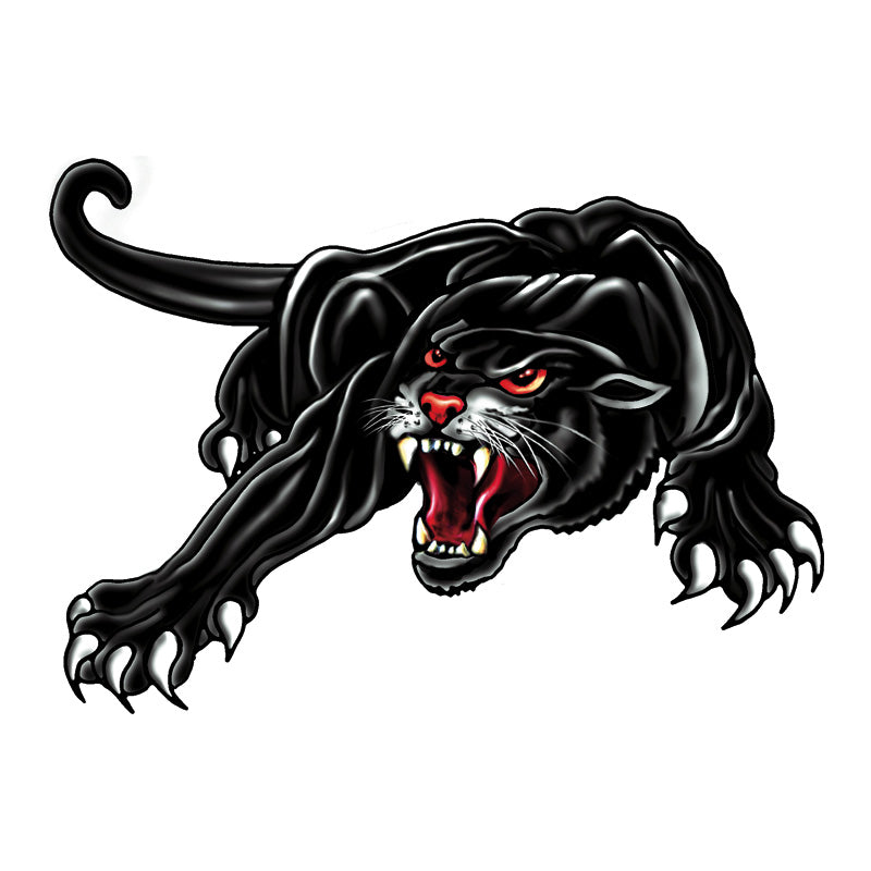 Avisa, AutoTattoo sort Panther - 33x23cm
