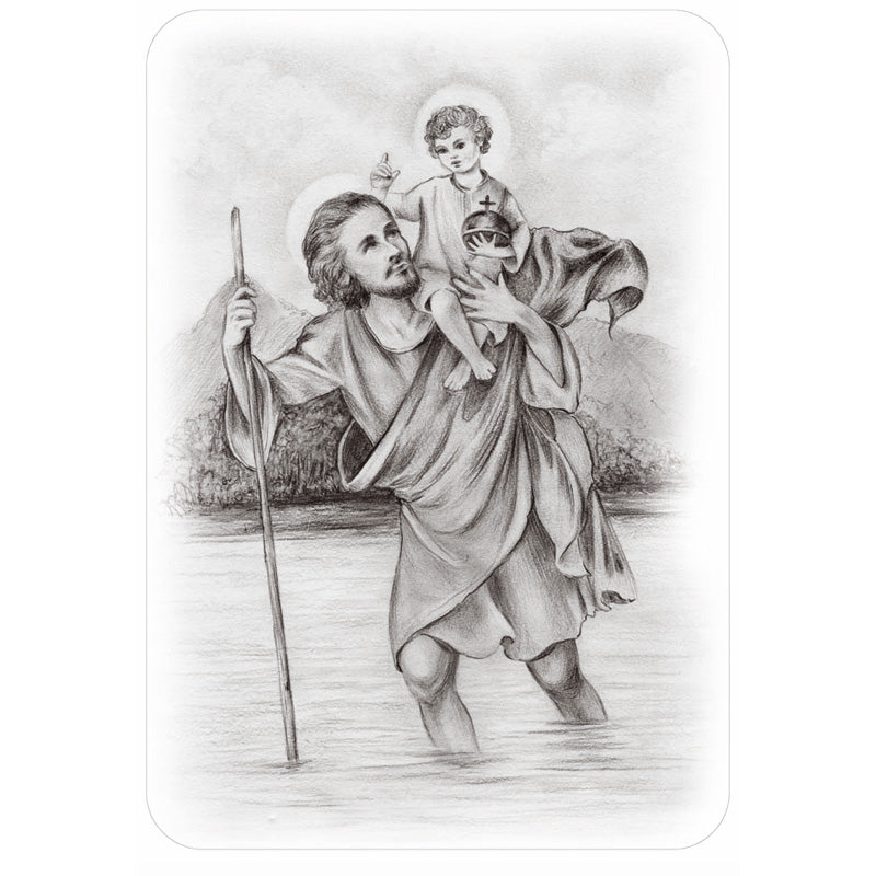 Avisa, Samolepka, Auto Tattoo, St.Christopher, 33x47,5cm