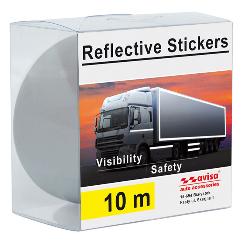 Avisa, Reflektionsfolie, Hvid, 5 cm x 10 m, Universel