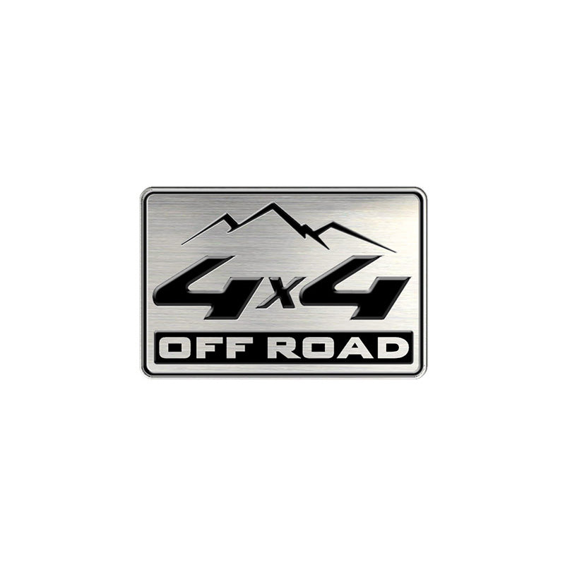 Avisa Aluminum Emblem/Logo - 4x4 OFF ROAD - 5,5x3,6cm