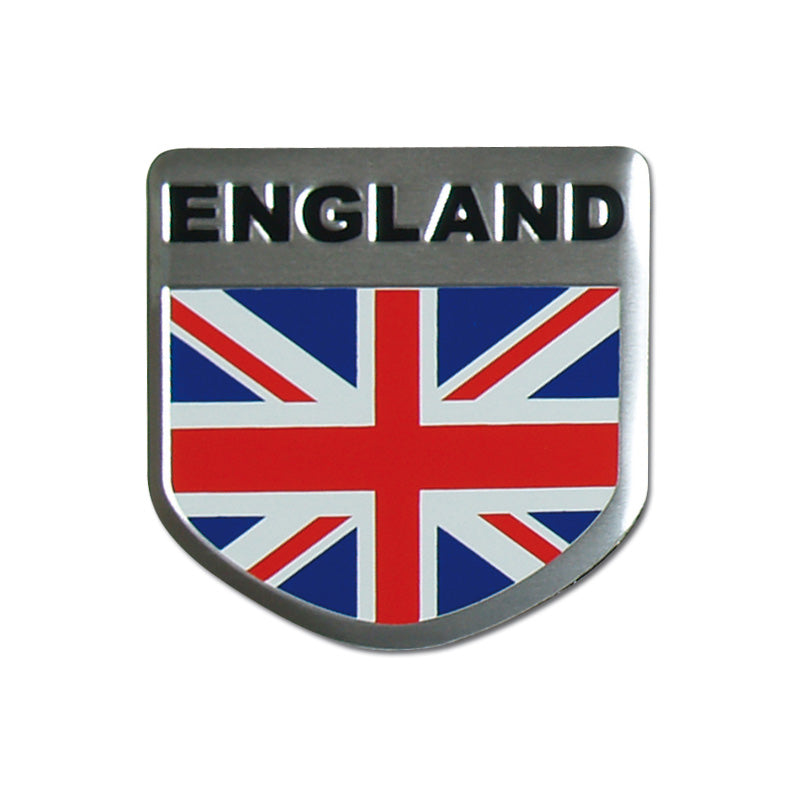 Avisa Aluminum Emblem/Logo - ENGLAND with flag - 5,6x5,6cm