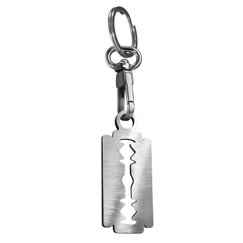 Avisa, Nerezový přívěsek na klíče, 'Razor blade' (stříbrný)