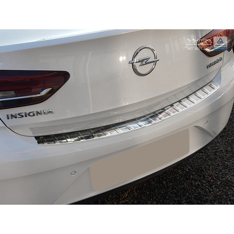 Avisa, Bagkofangerbeskytter, Rustfritstål, passer til Opel Insignia Grand Sport 5-døre 2017-2020 & FL 2020- 'Ribs'
