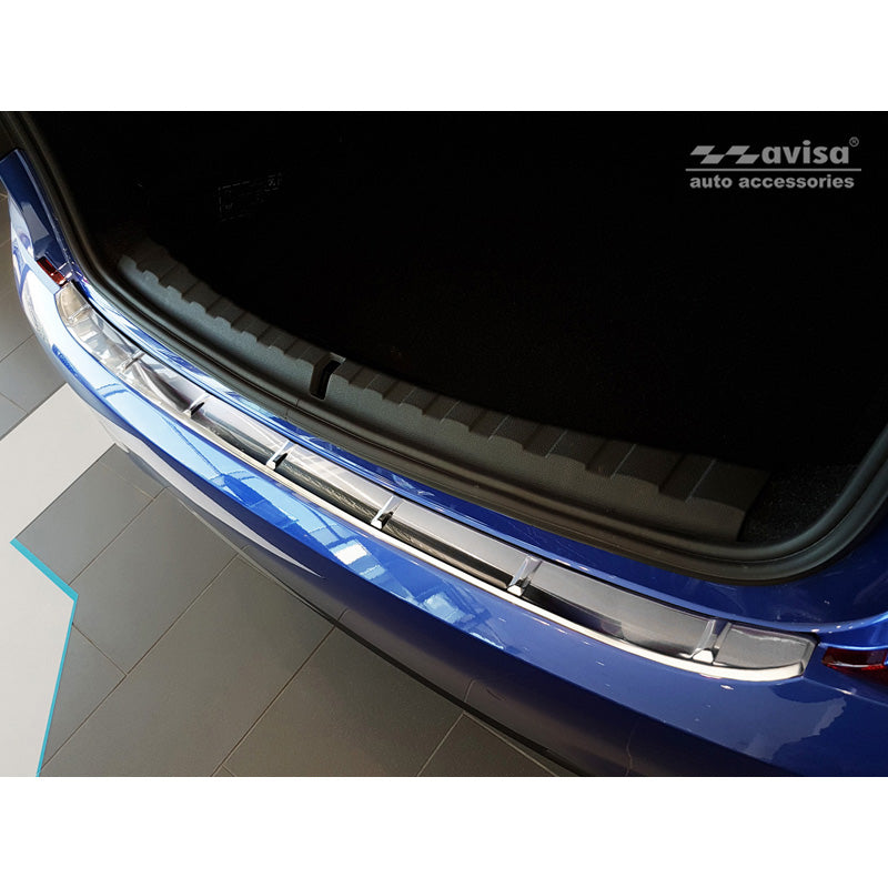 Avisa, Bagkofangerbeskytter, Rustfritstål, passer til BMW 3-Series G20 Sedan M-Package 2019- 'Ribs'