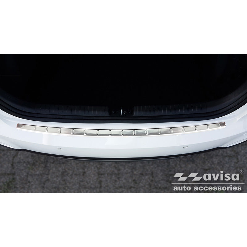 Avisa, Bagkofangerbeskytter, Rustfritstål, passer til Hyundai i20 II 5-døre & Active Crossover FL 2018-2020 - 'Ribs'
