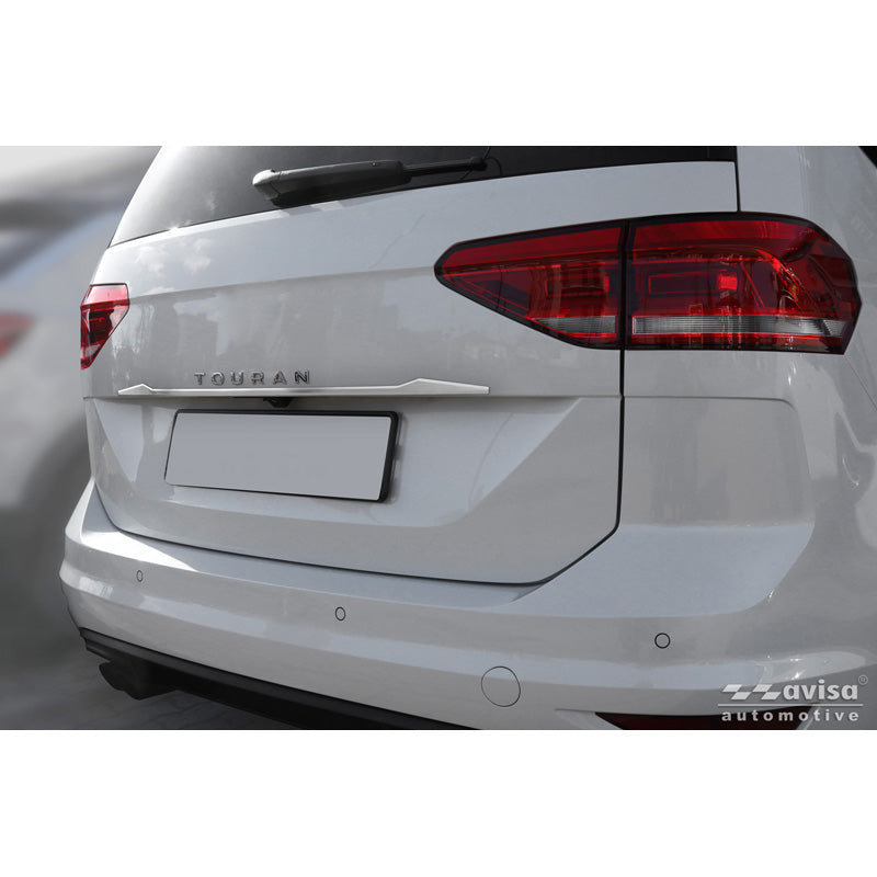 Avisa, Bagklapbeskytter, Børstet rustfrit stål, passer til Volkswagen Touran (5T1) R-Line (2015-)