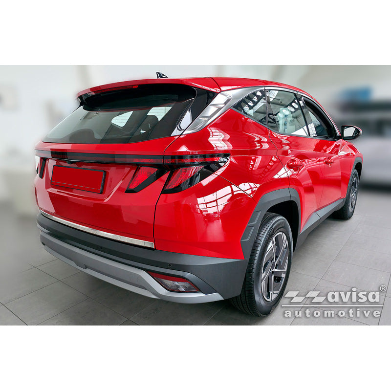 Avisa, Kromliste til bagagerumsklap, Rustfrit stål, passer til Hyundai Tucson IV (2020-2024) & Facelift (2024-)