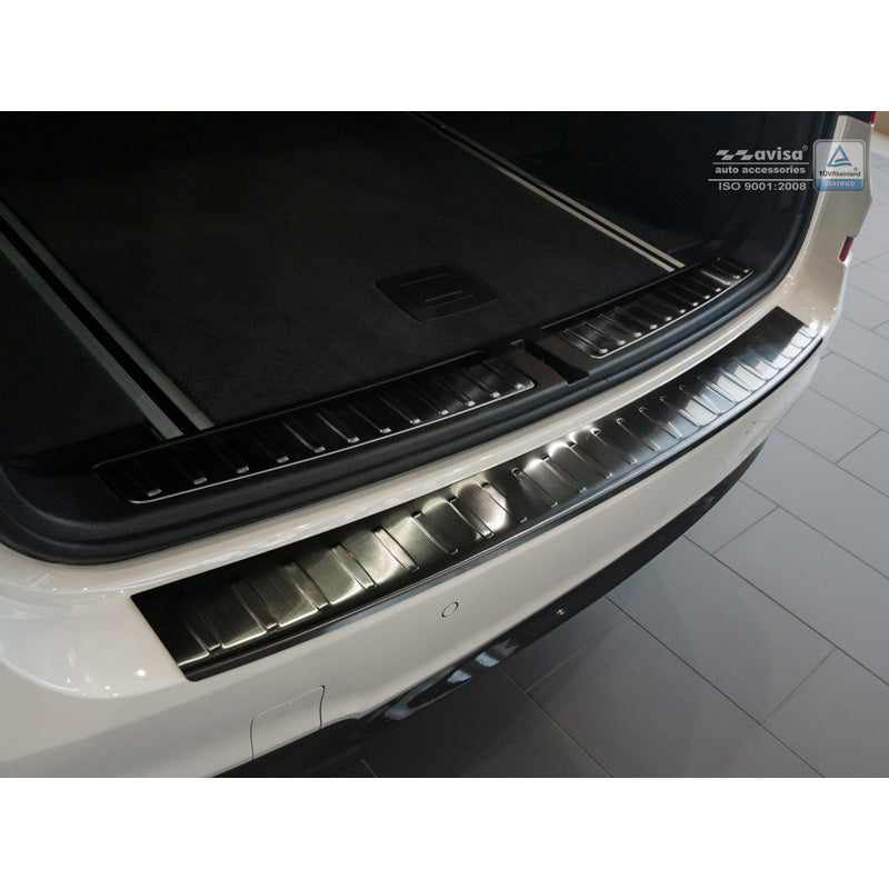 Avisa, Bagkofangerbeskytter, Sort, Rustfritstål, passer til BMW X3 F25 Facelift 2014-2017 'Ribs'