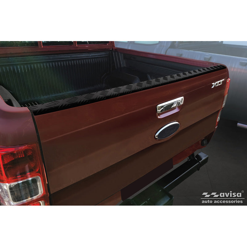 Avisa Aluminium Tailgate protector suitable for Ford Ranger 2011-2022 - Black