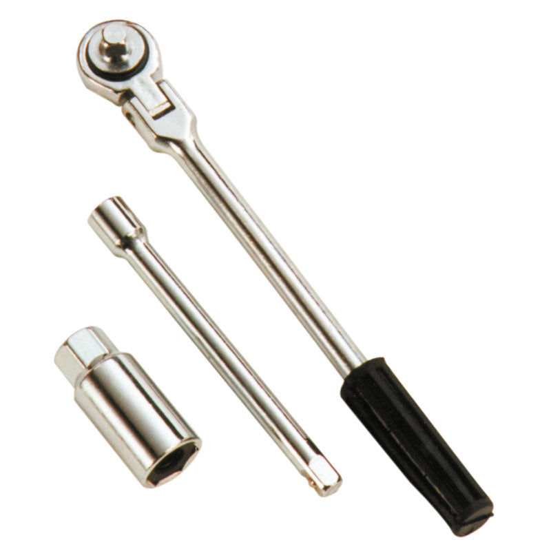 Carpoint, Llave para Bujías, con Trinquete y Extensión, 21mm