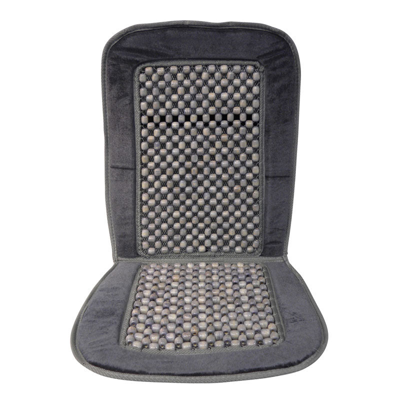 Carpoint, Cuscino con Perle Deluxe, Grigio, 1 pezzo