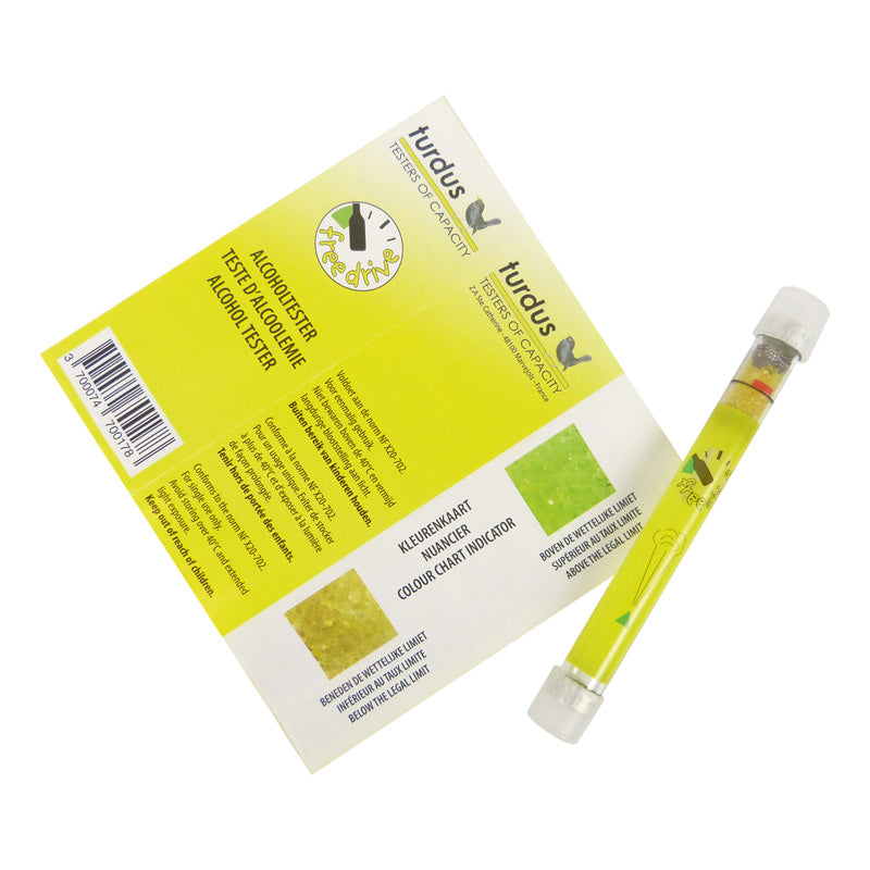 Turdus, Tester Alcol, NFX20702 Freedrive 0, Singolo uso