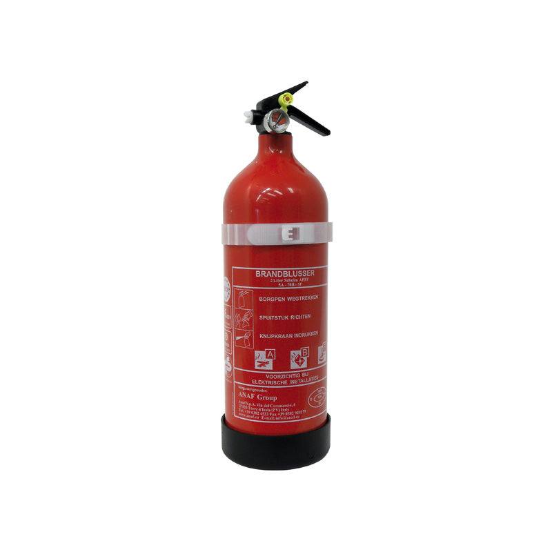 ANAF, Estintore a Schiuma A/B/F, 2 Litri, con Manometro