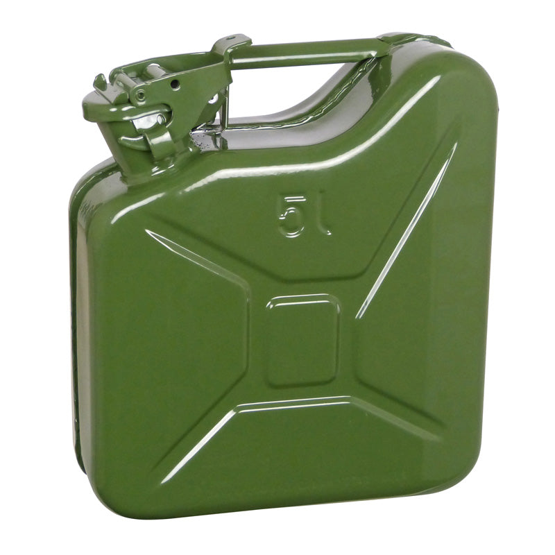Carpoint, Brændstofdunk / Jerry Can, Grøn metal, 5L