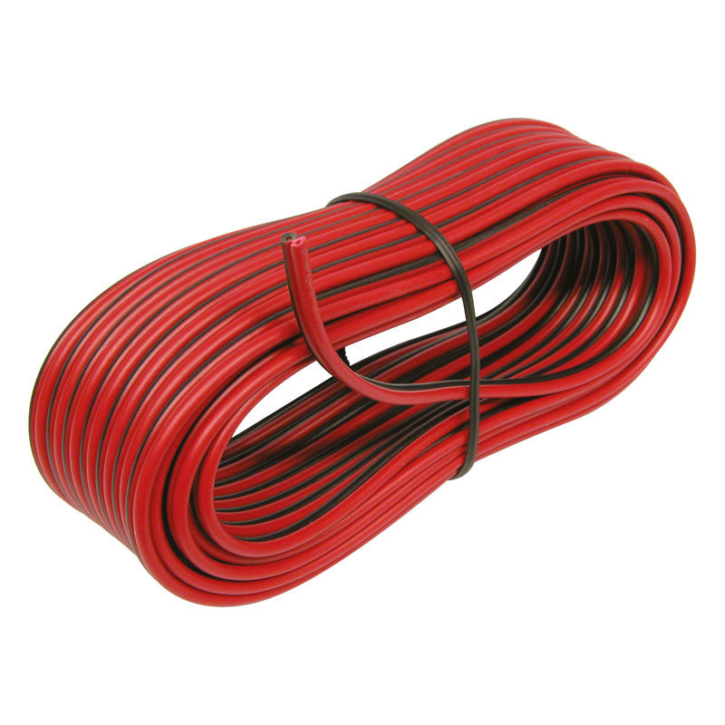 Carpoint, Cavo per altoparlanti, Nero/Rosso, 10m, 0,75mm²