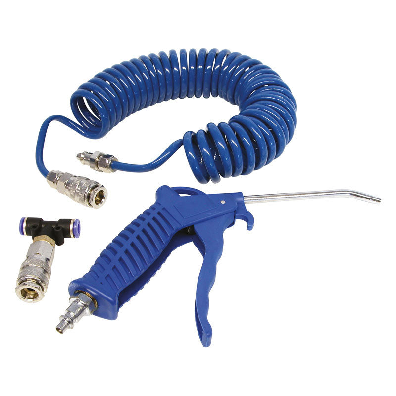Carpoint, Pistola ad Aria + Tubo a Spirale 5m