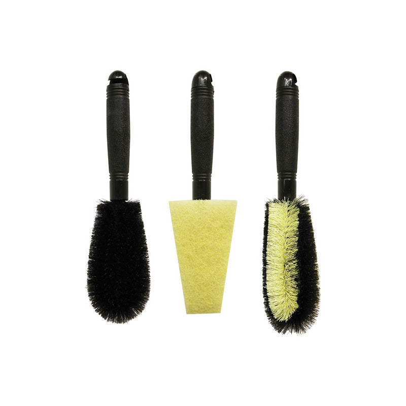 Carpoint, Set di Spazzole per Ruote, 3 pezzi