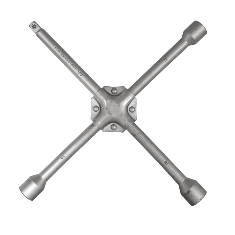 Carpoint, Křížový klíč na kola, 17/19/21mm a 1/2 palce, Univerzální