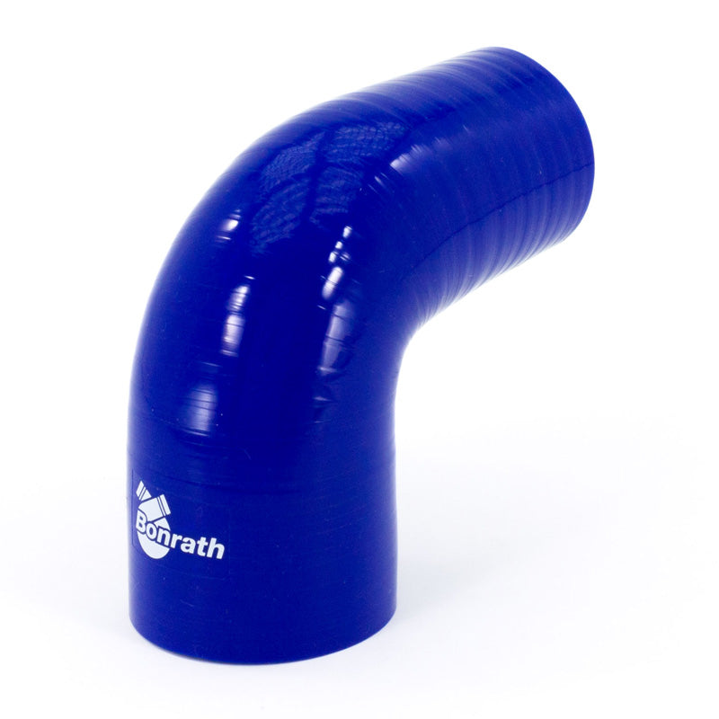 Bonrath Siliconen Slang Reducer 90 graden Bocht - Lengte:50mm - Ø76>60mm