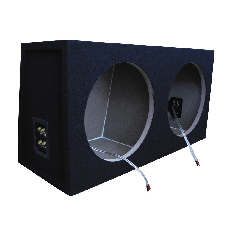 Necom, Scatola Doppia per Subwoofer, 30cm, 2x connessione
