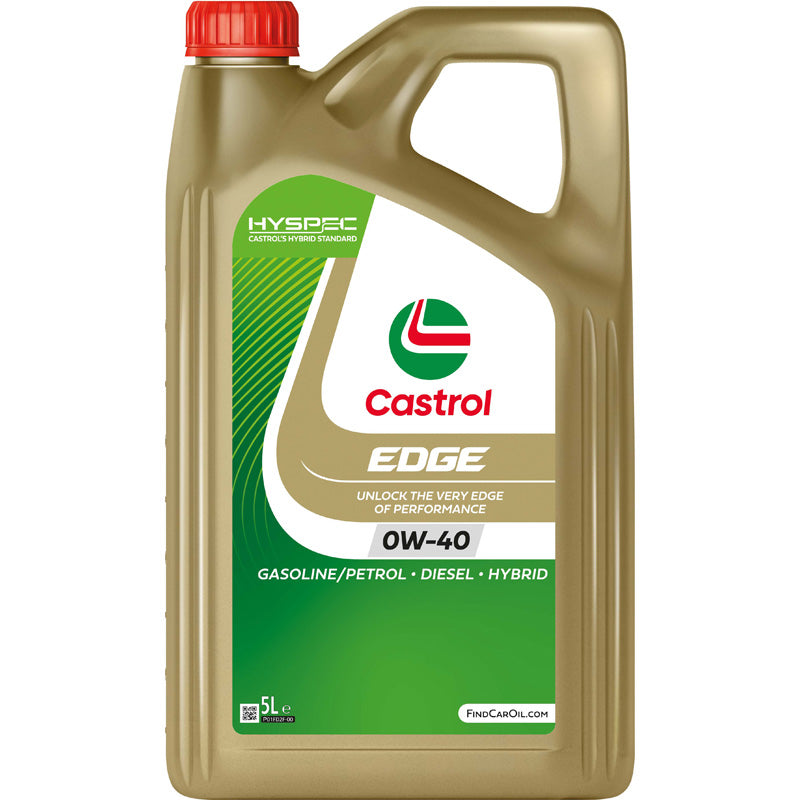 Castrol, Olio Edge 0W-40, 5 litri, passer til Benzina e Diesel motori