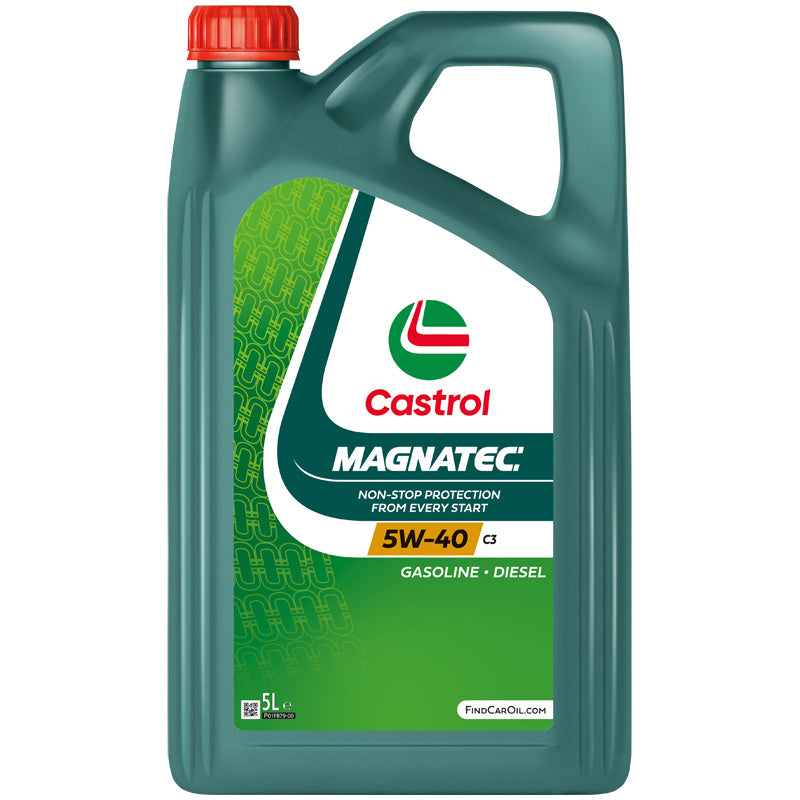 Castrol, Olio, Magnatec 5W-40 C3, 5 litri, per Benzina e Diesel (Standard C3)