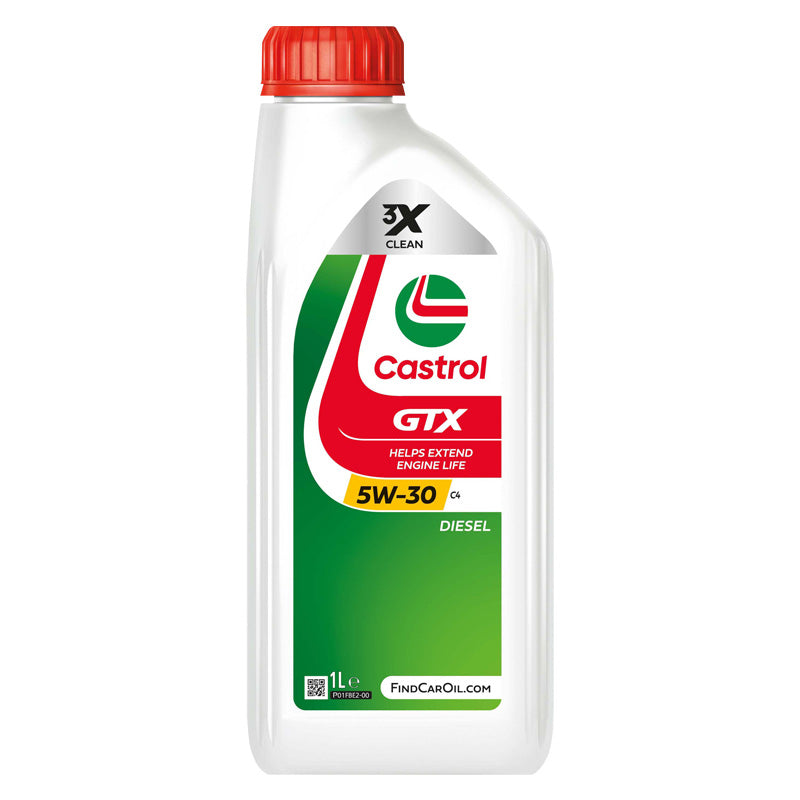 Castrol, Olio, GTX 5W-30 C4, 1 Litro, compatibile con veicoli a benzina e diesel
