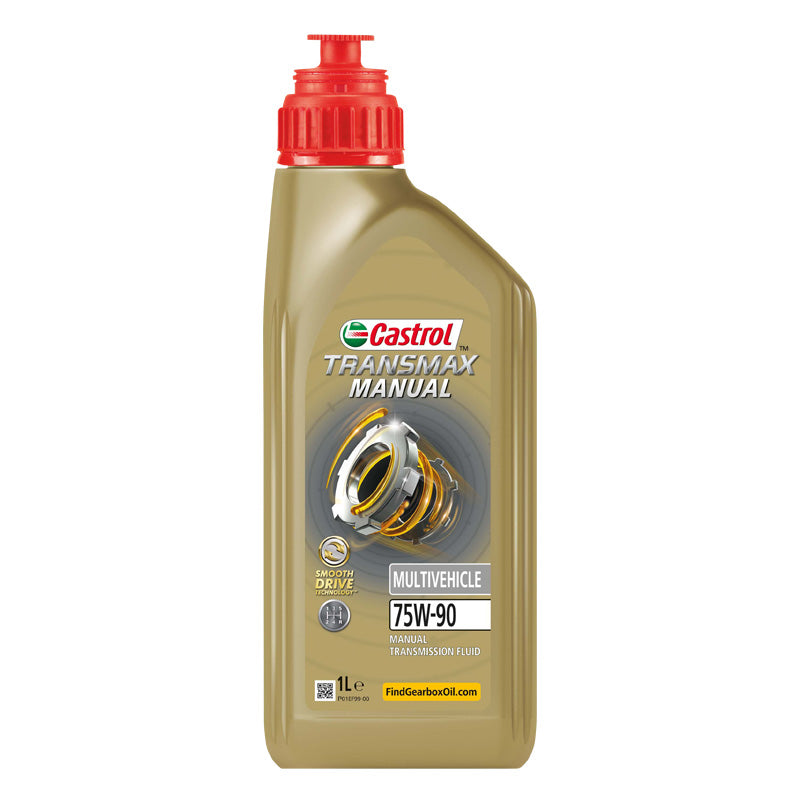 Castrol, Olio per trasmissione, Transmax Manual MV 75W-90, 1 litro, compatibile con auto passeggeri