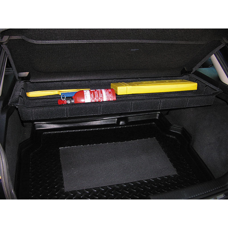 CIKCAR, Vano Ripiano Bagagliaio, Nero, compatibile con Toyota Corolla E12 (2002-2007)