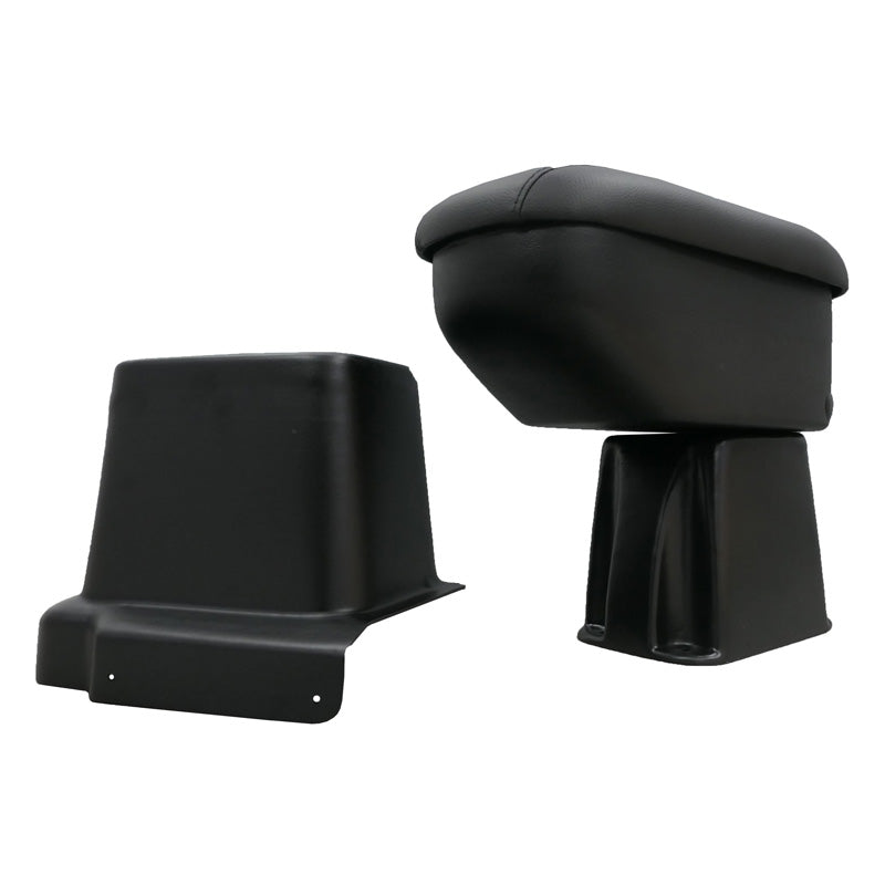 CIKCAR, Reposabrazos, Cuero artificial, compatible con Peugeot Partner (2008-) / Citroen Berlingo (2008-) (excl. consola central)