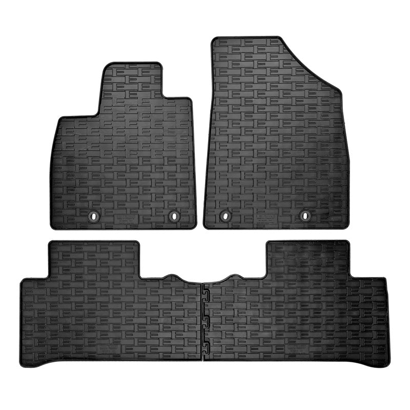 CIKCAR Rubber car mats set suitable for MG Marvel R (EV) 2021- (4-pieces + fixing system)
