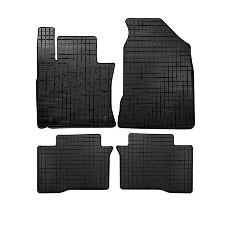 CIKCAR, Bundmåtter, Gummi, passer til SsangYong Tivoli (2015-2019 & 2019-), 4-styks + fastgørelsessystem