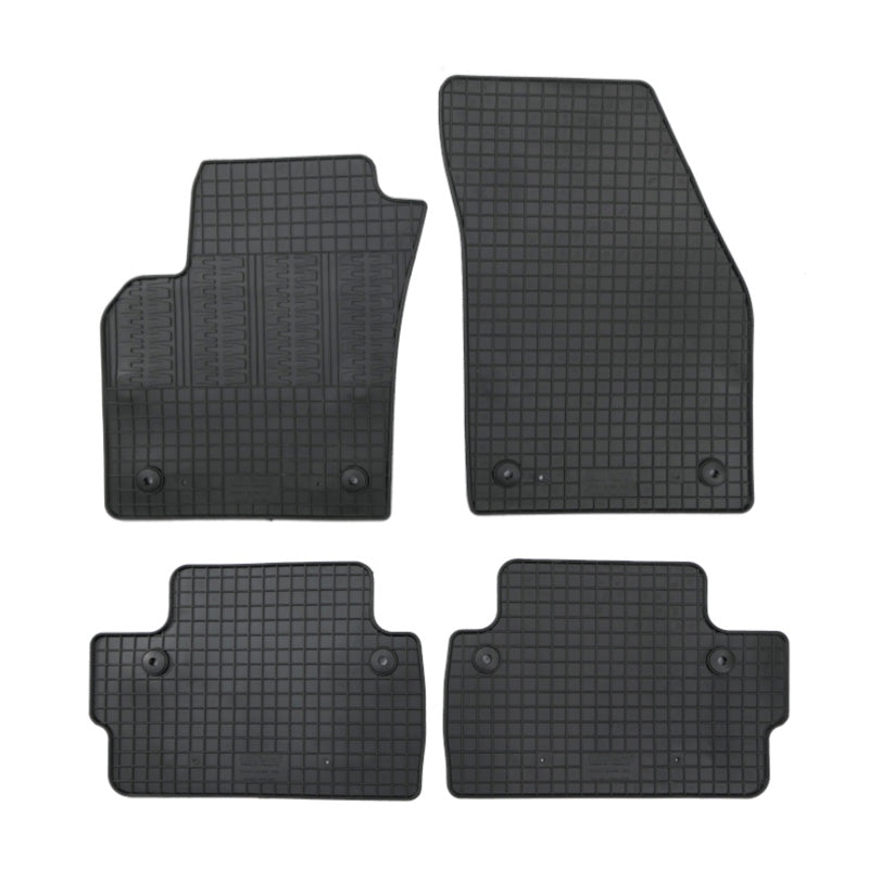 CIKCAR Rubber car mats set suitable for Volvo C30 2006-2013 (4-pieces + fixing system)