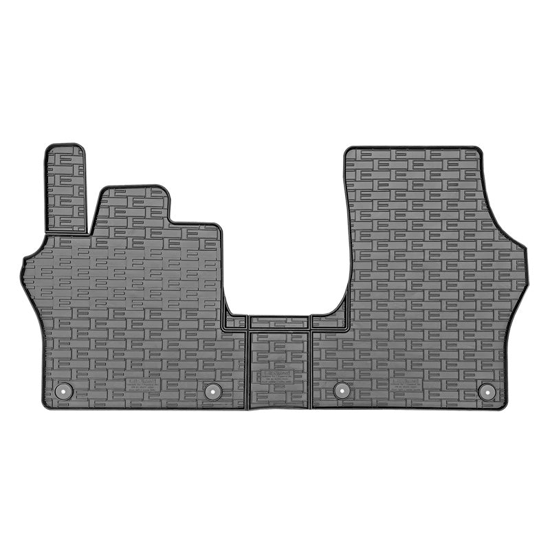 CIKCAR Rubber car mats set suitable for Volkswagen ID.Buzz Bus 2022- (3-pieces)