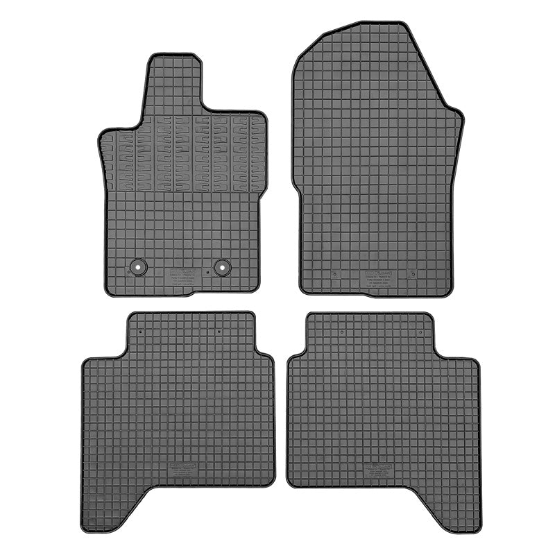 CIKCAR, Maatter, Gummi, passer til Volkswagen Amarok (2022-) & Ford Ranger II (2022-) (4 stk. + fixeringssystem)