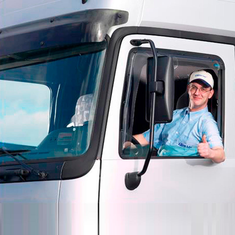 ClimAir, Vindafvisere til fordøre, Røgfarvet, passer til DAF XF, XG, XG+, XD 2022-