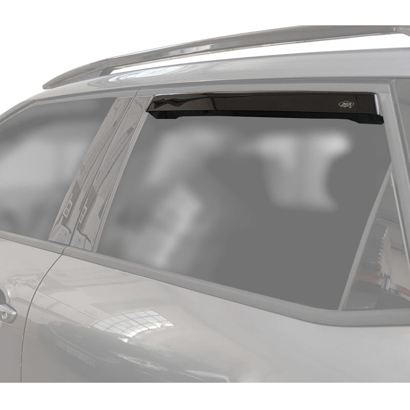 DGA, Vindafvisere, Røgfarvet, 2 stk., passer til Audi A4 (B9) Avant/Allroad (2015-) Bagdøre