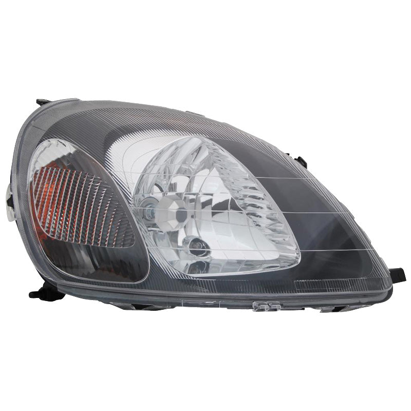 Forlygter, passer til Toyota Yaris I 1999-2003 - sort
