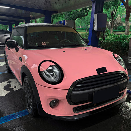 AutoStyle, Forlygte- og Baglygteindramninger, ABS Blank Sort, sæt af 4 stykker, passer til Mini One/Cooper/S/Cabrio F55/F56/F57 (2013-2024)