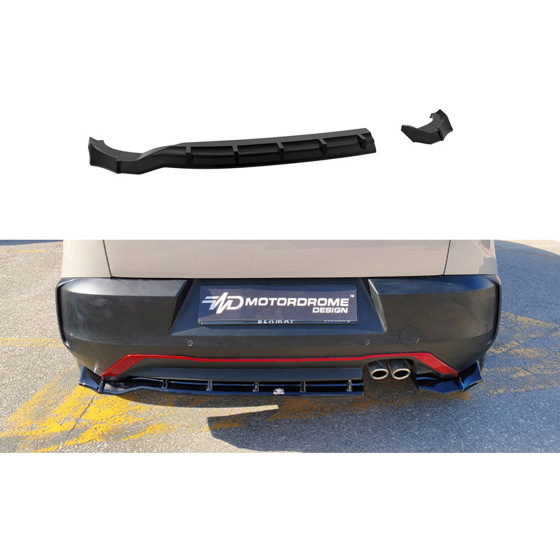 Motordrome, Underlæbe, bag, Gloss Black, passer til Alfa Romeo Junior (2024-)