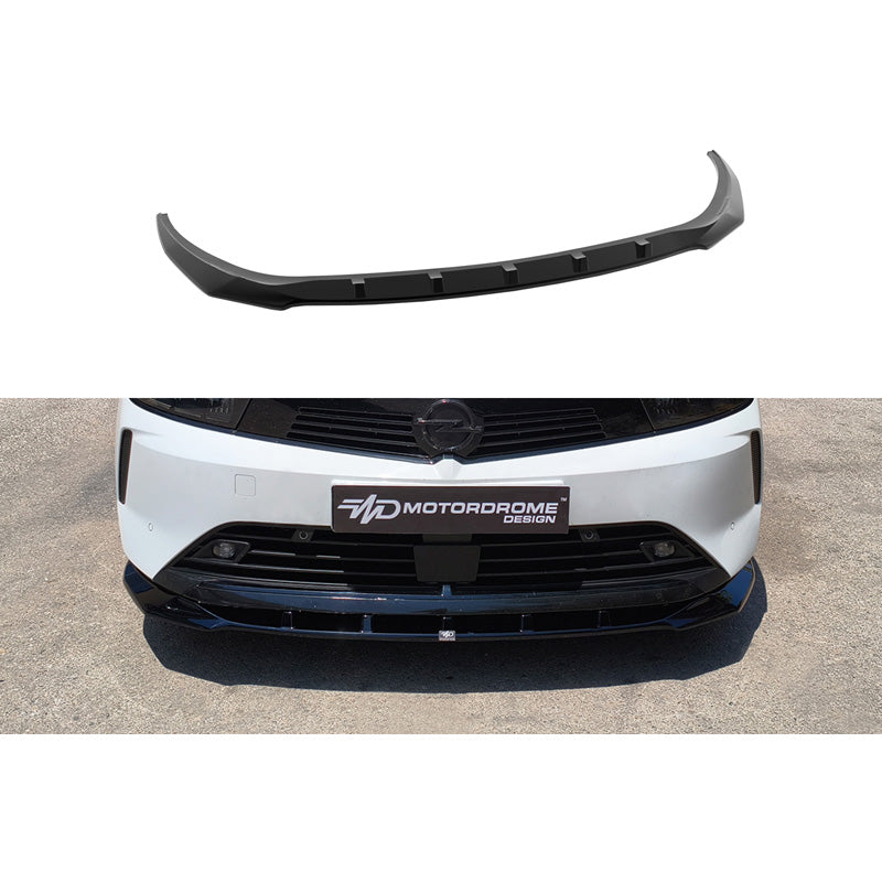 Motordrome, Frontspoiler, passer til Volkswagen Opel Astra L Hatchback + Sportstourer (2021-), ABS
