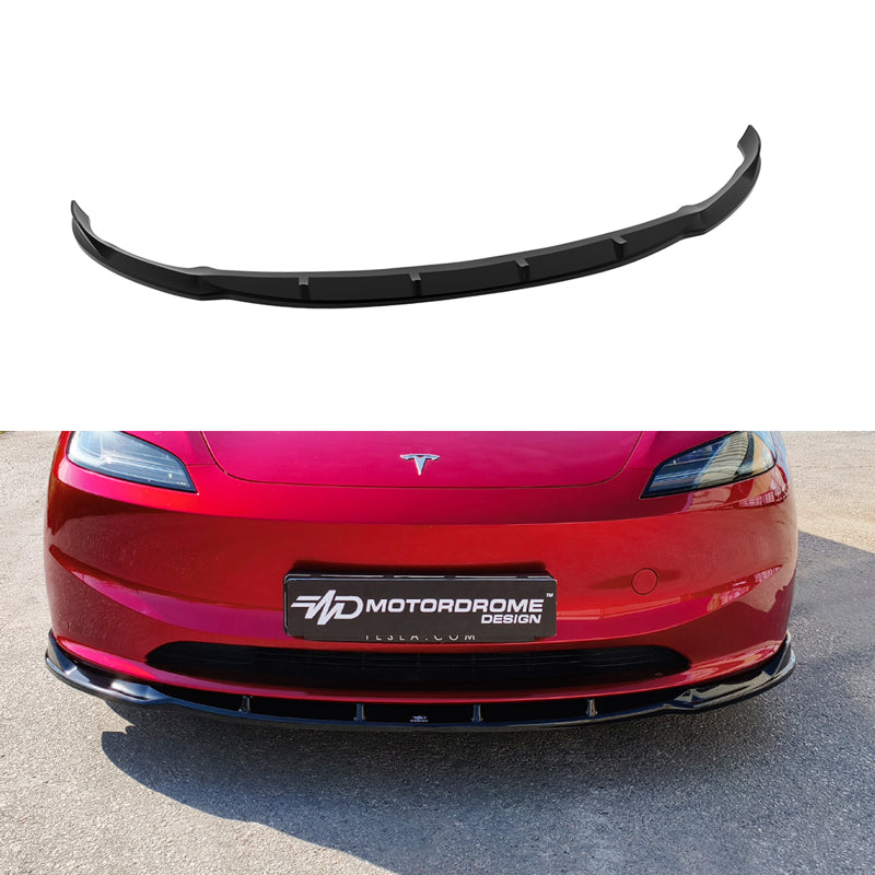 Motordrome, Frontspoiler, ABS, passer til Tesla Model 3 Highland (Facelift) (2024-)