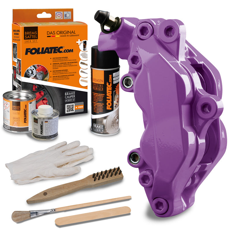 Foliatec, Bremsekaliber mailing,- deep violet - 3 Components