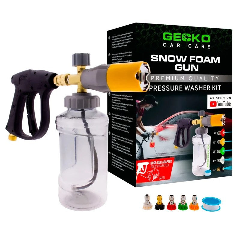 Gecko, Snow Foam Pistol - Effektiv Bilvask