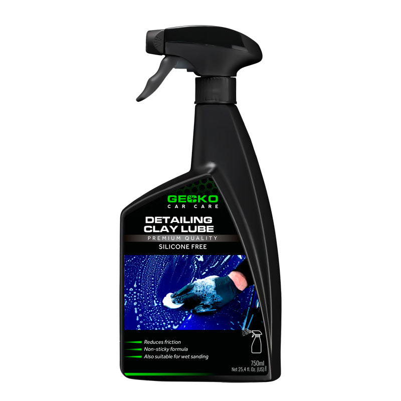 Gecko, Clay Detailing Spray, 750ml, Effektiv Smøremiddel til Klargøring