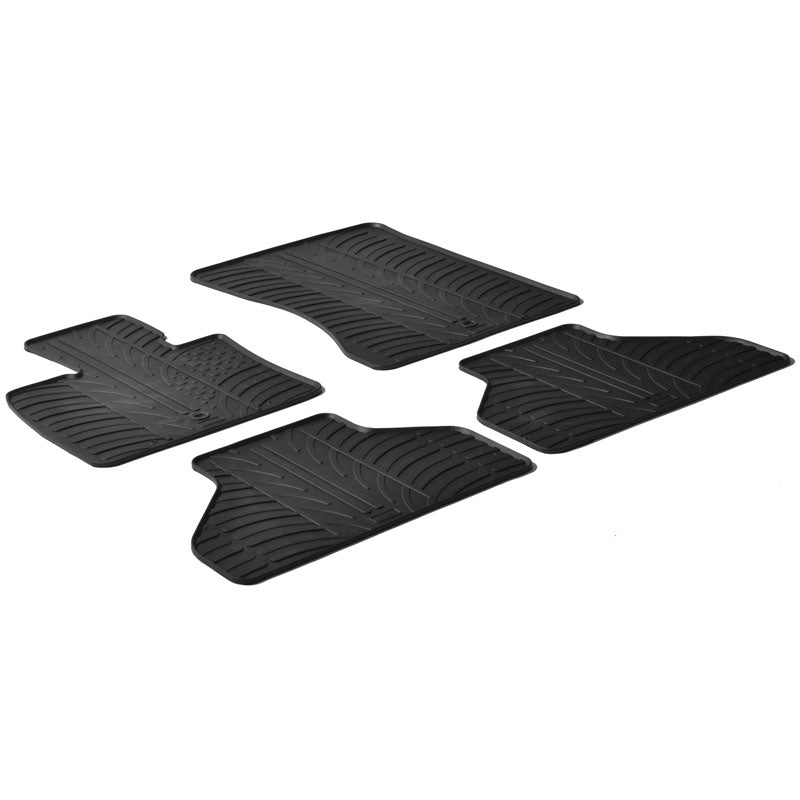 Gledring, dywaniki gumowe, pasują do BMW X5 2006-2012 (profil T, 4 części + klipsy)