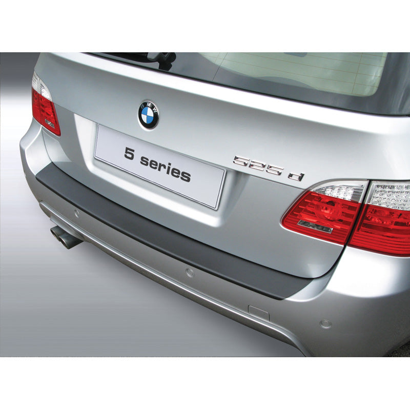 RGM, ABS Heckstoßstangenschutz passend für BMW 5er E61 Touring 2003-2010 M-Style Schwarz, Mattschwarz